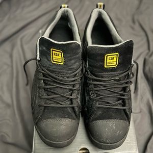 CAT steal toed shoes